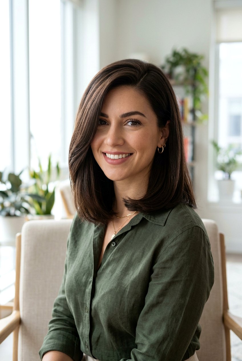 Collarbone Haircut With Side Part For Thick Hair - 20 collarbone haircut for thick hair - 20 collarbone haircut for thick hair