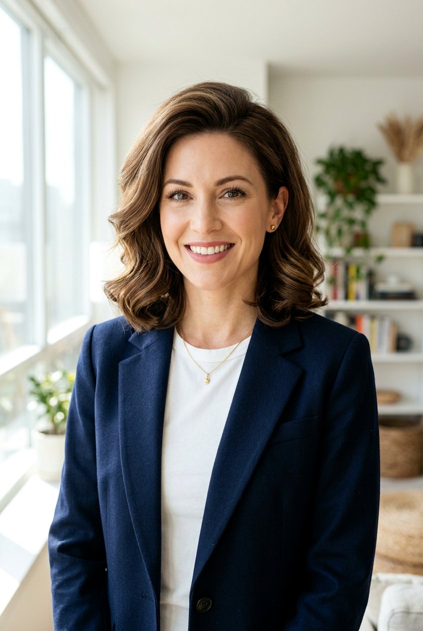 Collarbone Haircut With Tucked Waves And Volume - 20 collarbone haircut for wavy hair - 20 collarbone haircut for wavy hair