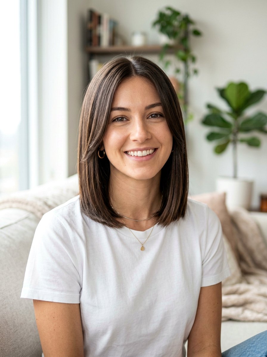 Collarbone Length Bob - 20 haircut to transition from long to short hair - 20 haircut to transition from long to short hair