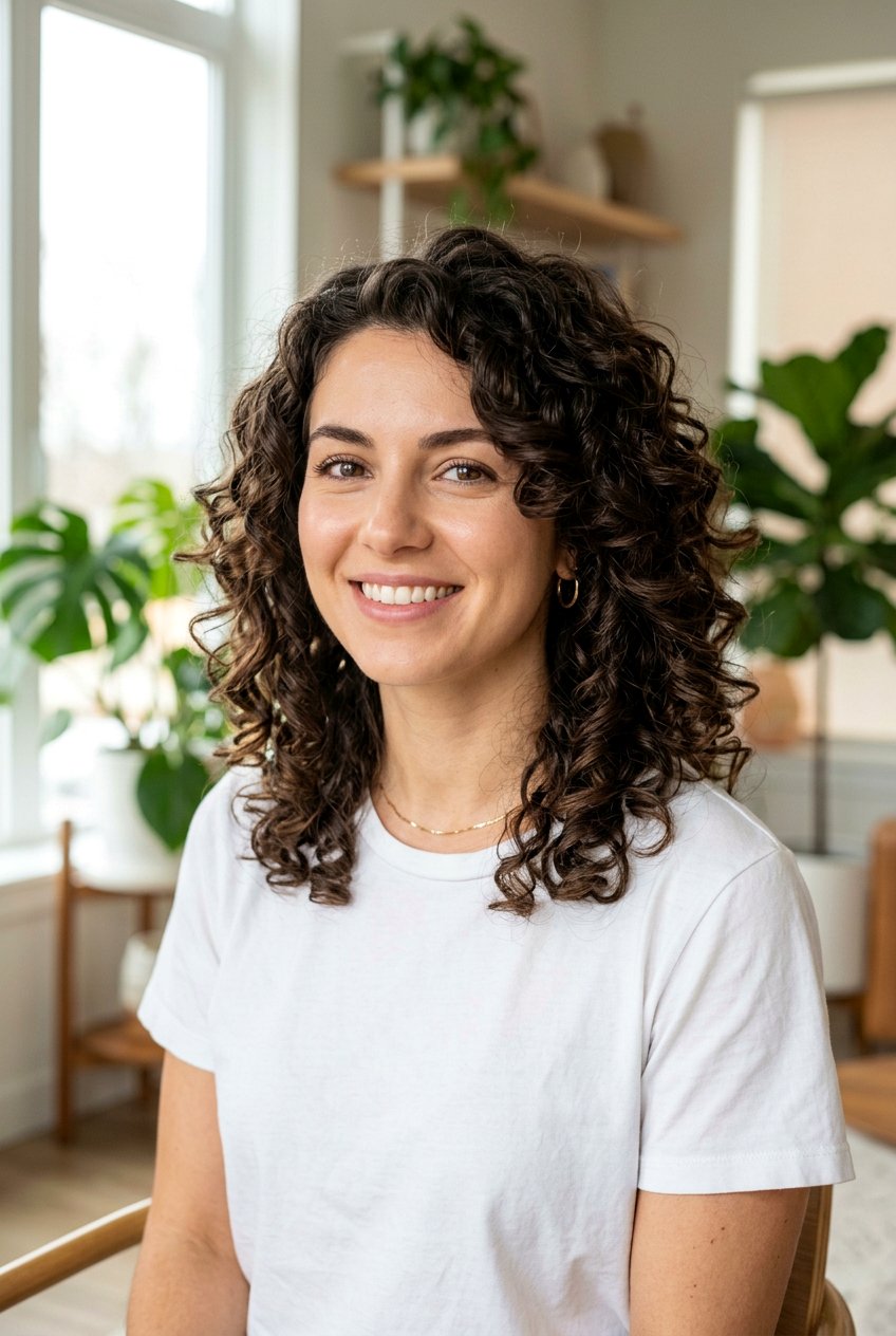 Collarbone Length Curly Cut - 20 low maintenance haircut for curly thick hair - 20 low maintenance haircut for curly thick hair