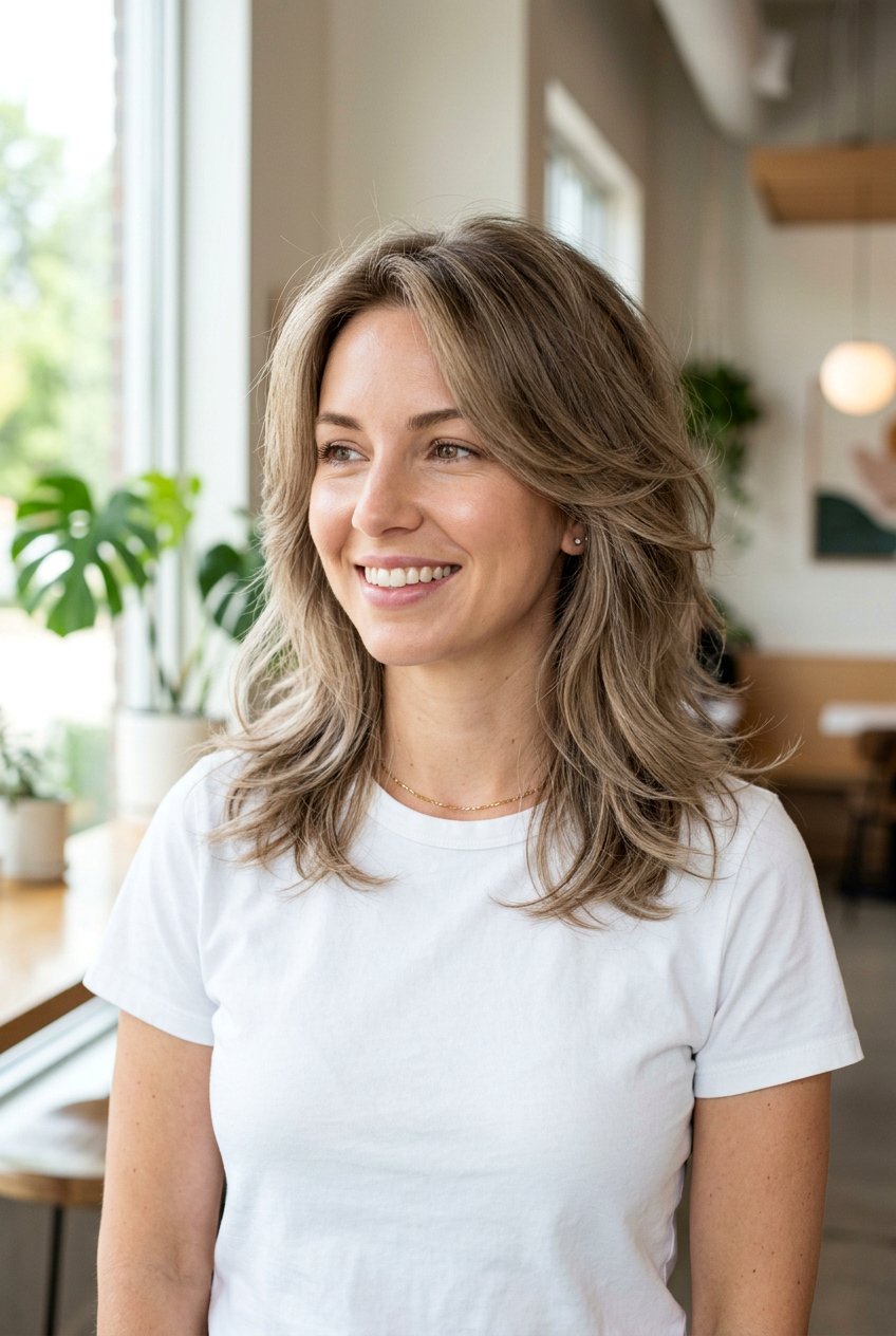 Collarbone Length Cut With Airy Layers - 20 modern layered haircut - 20 modern layered haircut