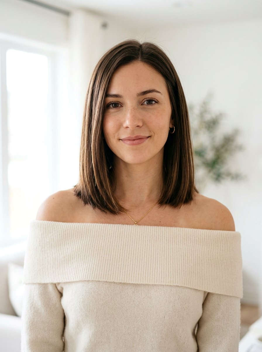 Collarbone Length Haircut - 20 haircut to grow out bob evenly - 20 haircut to grow out bob evenly