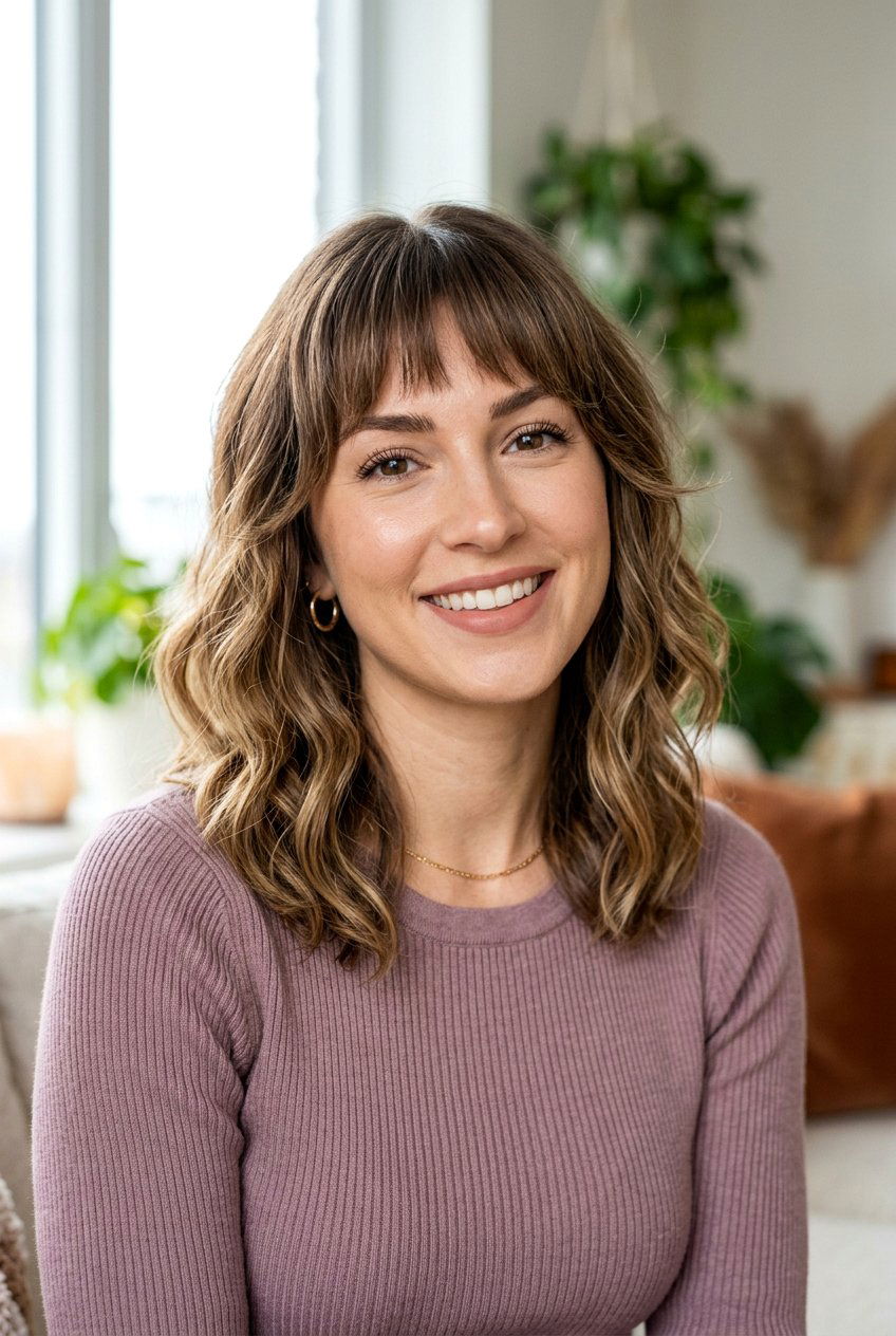 20 Stunning Collarbone Haircut Styles for Gorgeous Wavy Hair