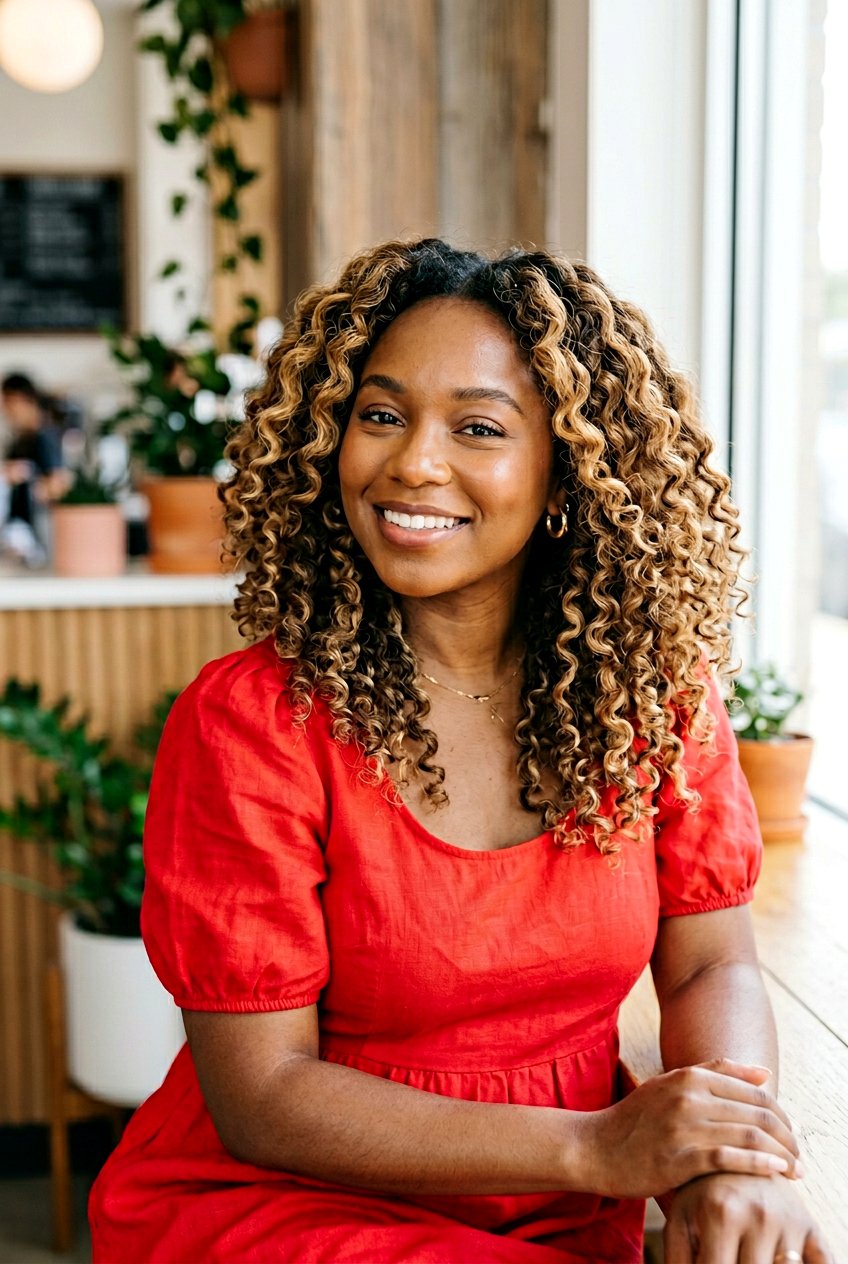 Colored Hair Braid Out - 20 braid out on short natural hair - 20 braid out on short natural hair