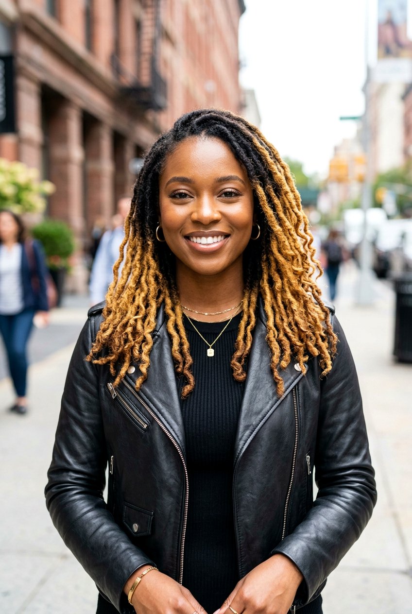 Colored Locs - 20 black women loc hairstyle ideas - 20 black women loc hairstyle ideas