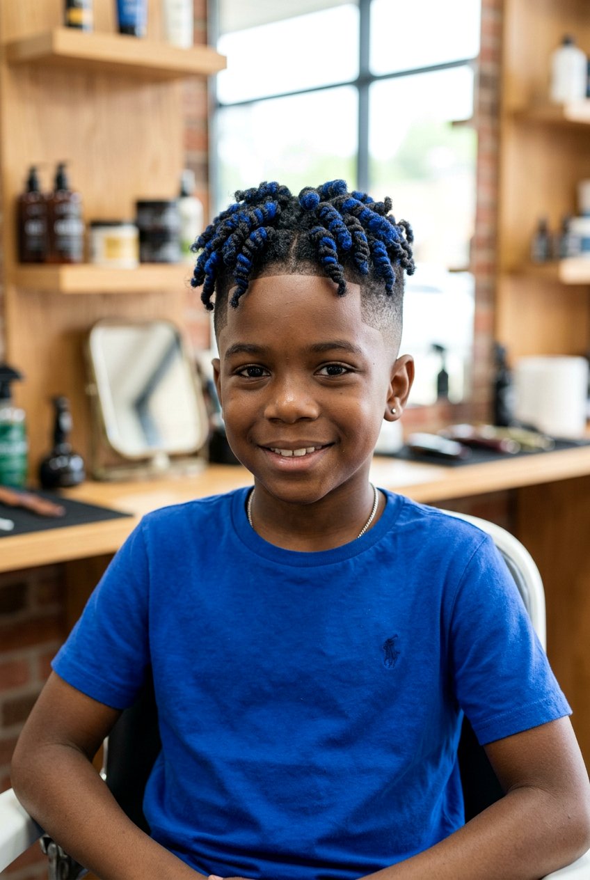 Colorful Sponge Twists For Boys - 20 black boys twist sponge hairstyles - 20 black boys twist sponge hairstyles