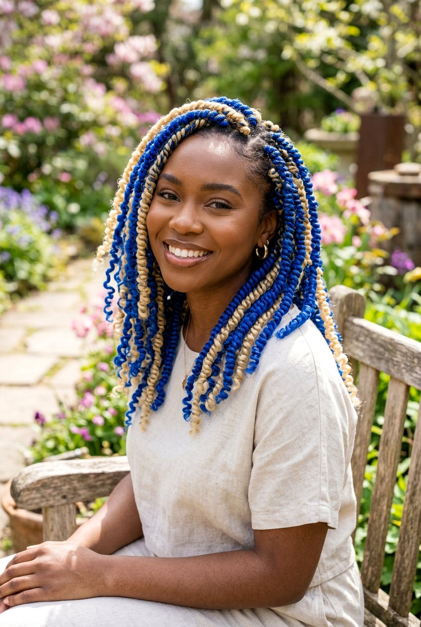 Colorful Spring Twist - 20 black women spring twist ideas - 20 black women spring twist ideas