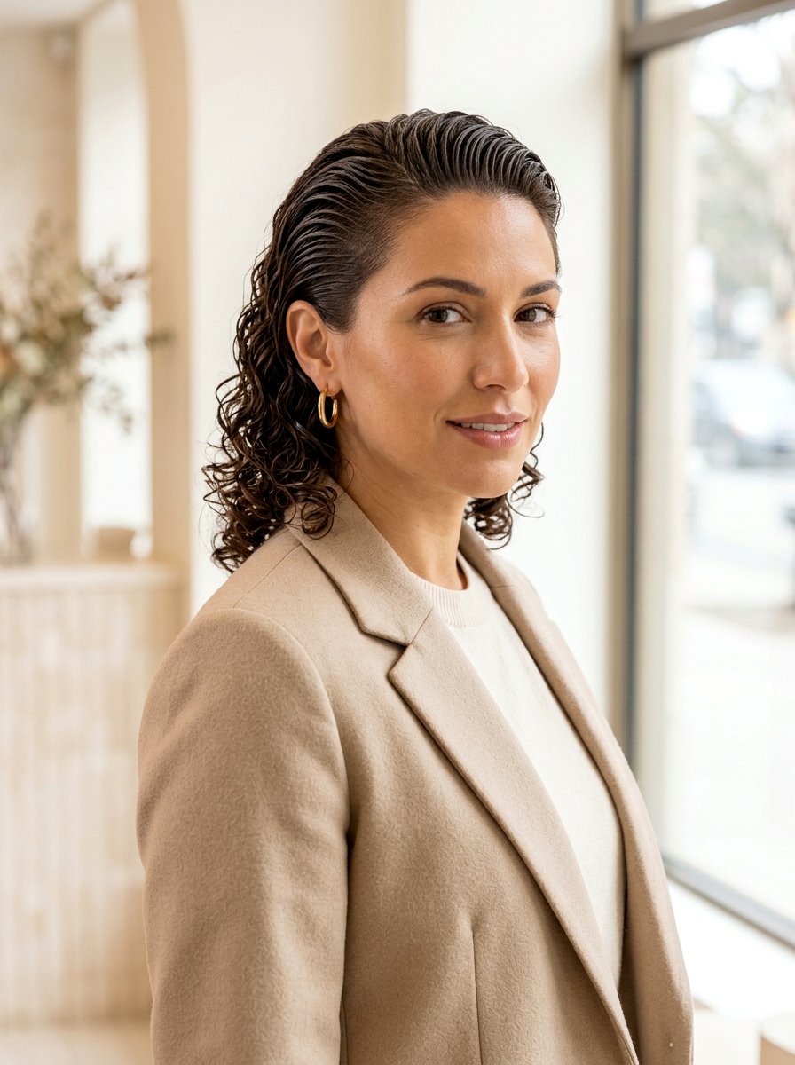 20 Glamorous Wet Look Curls Hairstyle Ideas for Any Event