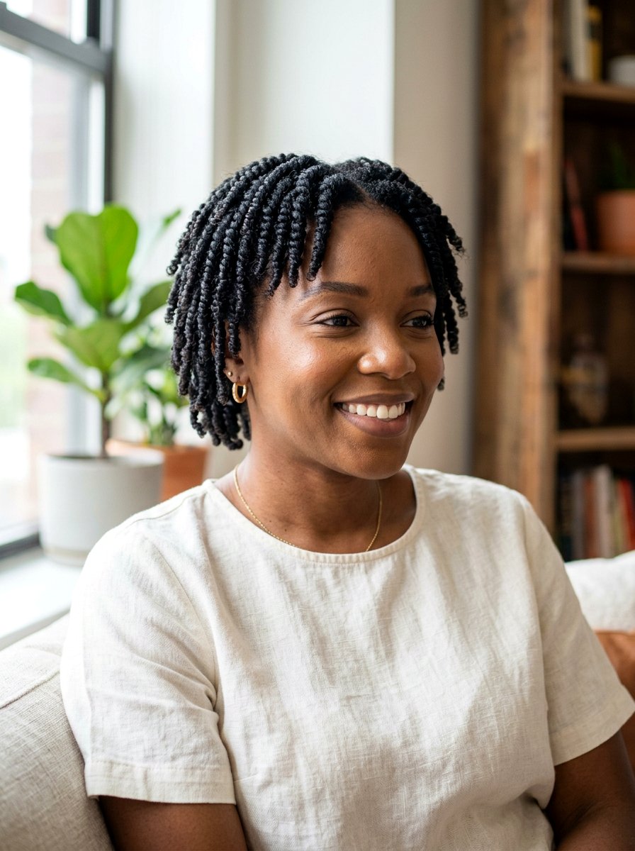 Comb Coil Starter Locs - 20 starter loc styles for women - 20 starter loc styles for women