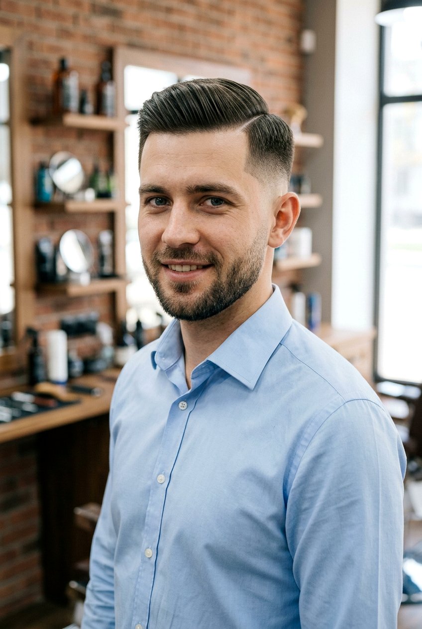 Comb Over Fade - 20 mens haircut for thin fine hair - 20 men’s haircut for thin fine hair