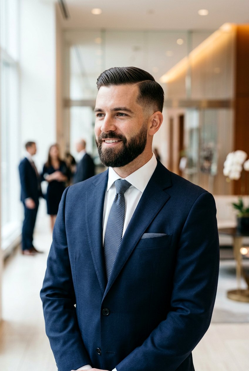20 Masculine Men Beard Fade With Taper Haircut Looks to Try
