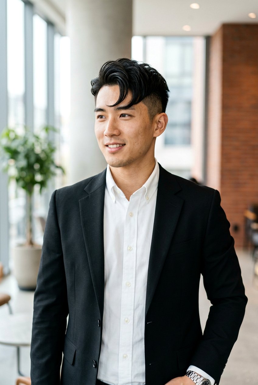 Comma Hair Two Block Haircut - 20 two block haircut for men with straight hair - 20 two block haircut for men with straight hair