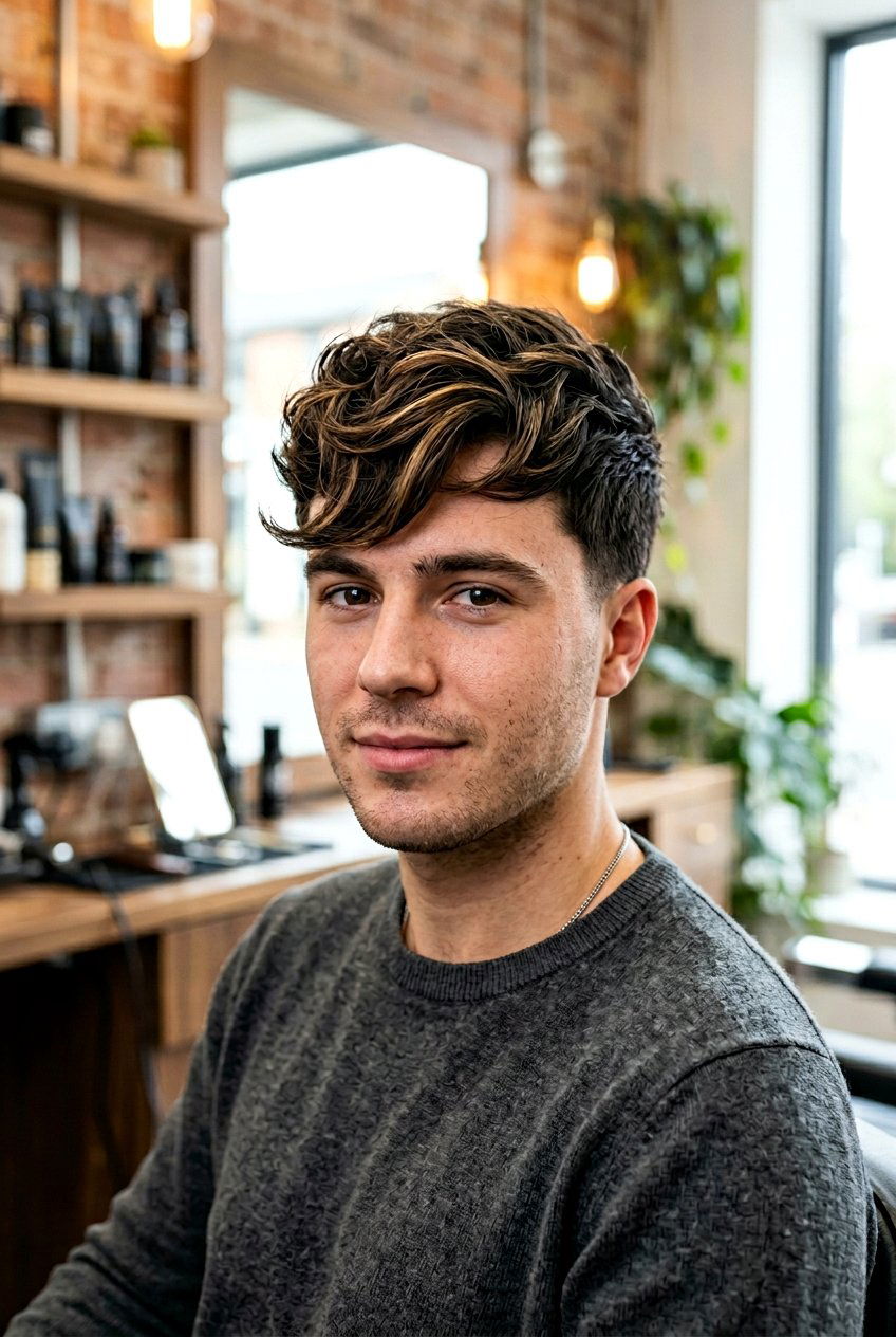 Comma Hair with Highlights - 20 comma hair men hairstyle - 20 comma hair men hairstyle