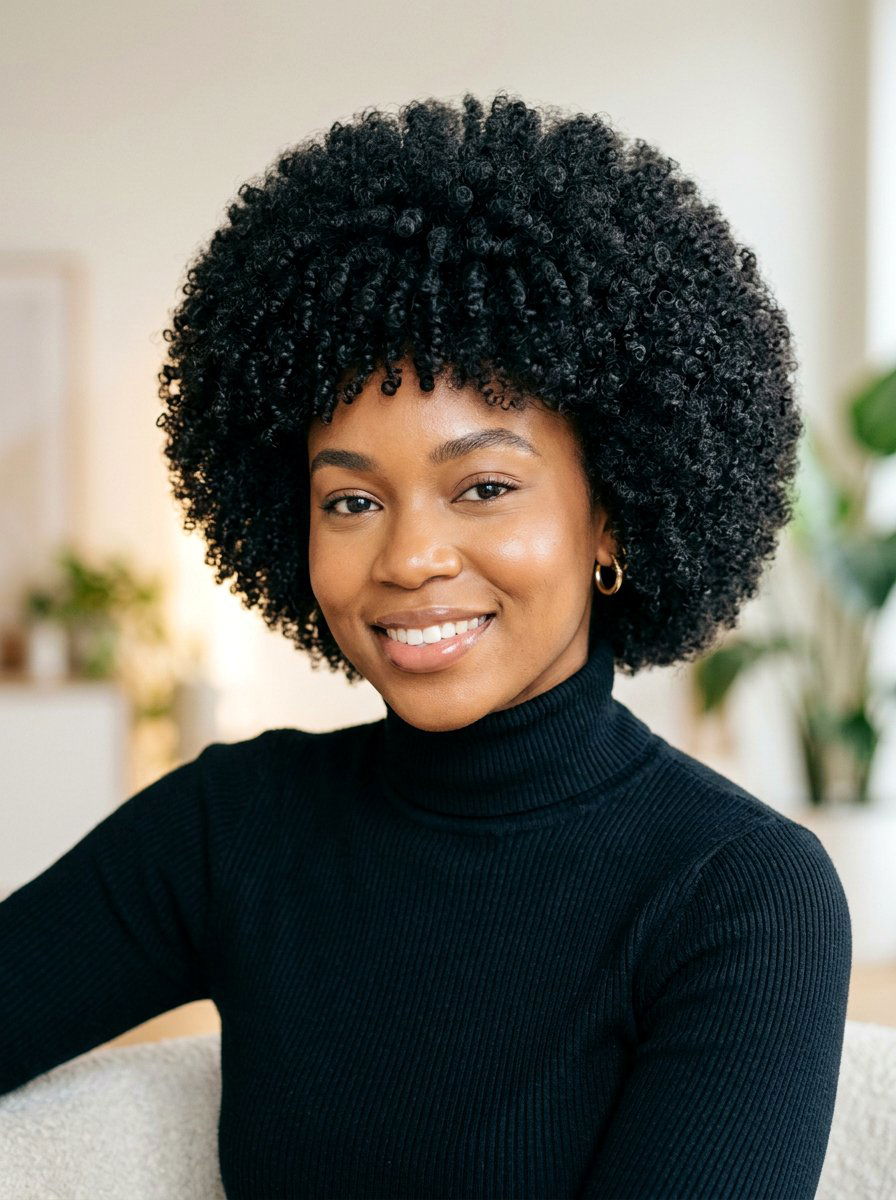 Compact Round Curly Cut - 20 round haircut for curly hair - 20 round haircut for curly hair