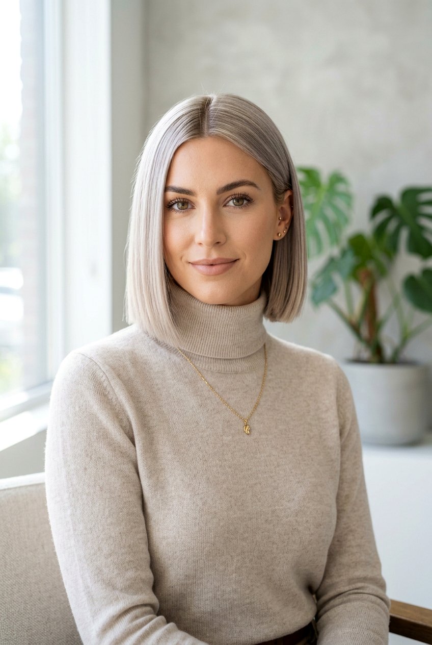 Cool Ash Blonde Bob - 20 hair color ideas for short bob hair - 20 hair color ideas for short bob hair