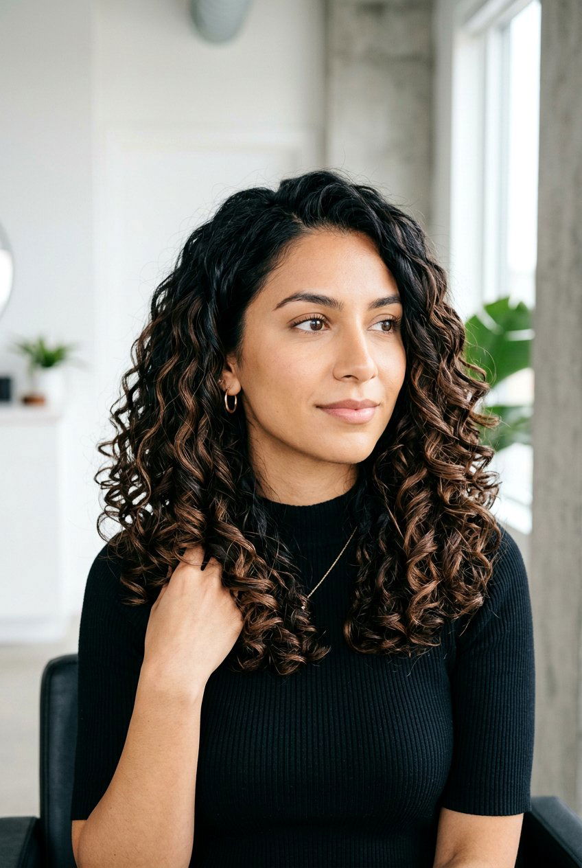 Cool Black With Chocolate Balayage - 20 glossy brown black balayage - 20 glossy brown black balayage