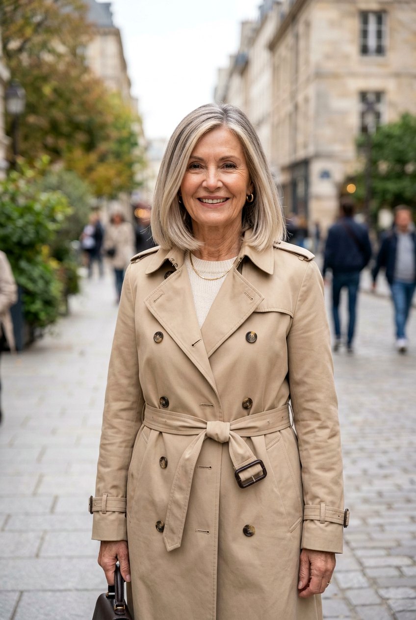 Cool Blonde Root Melt Bob - 20 blonde refresh for older women - 20 blonde refresh for older women