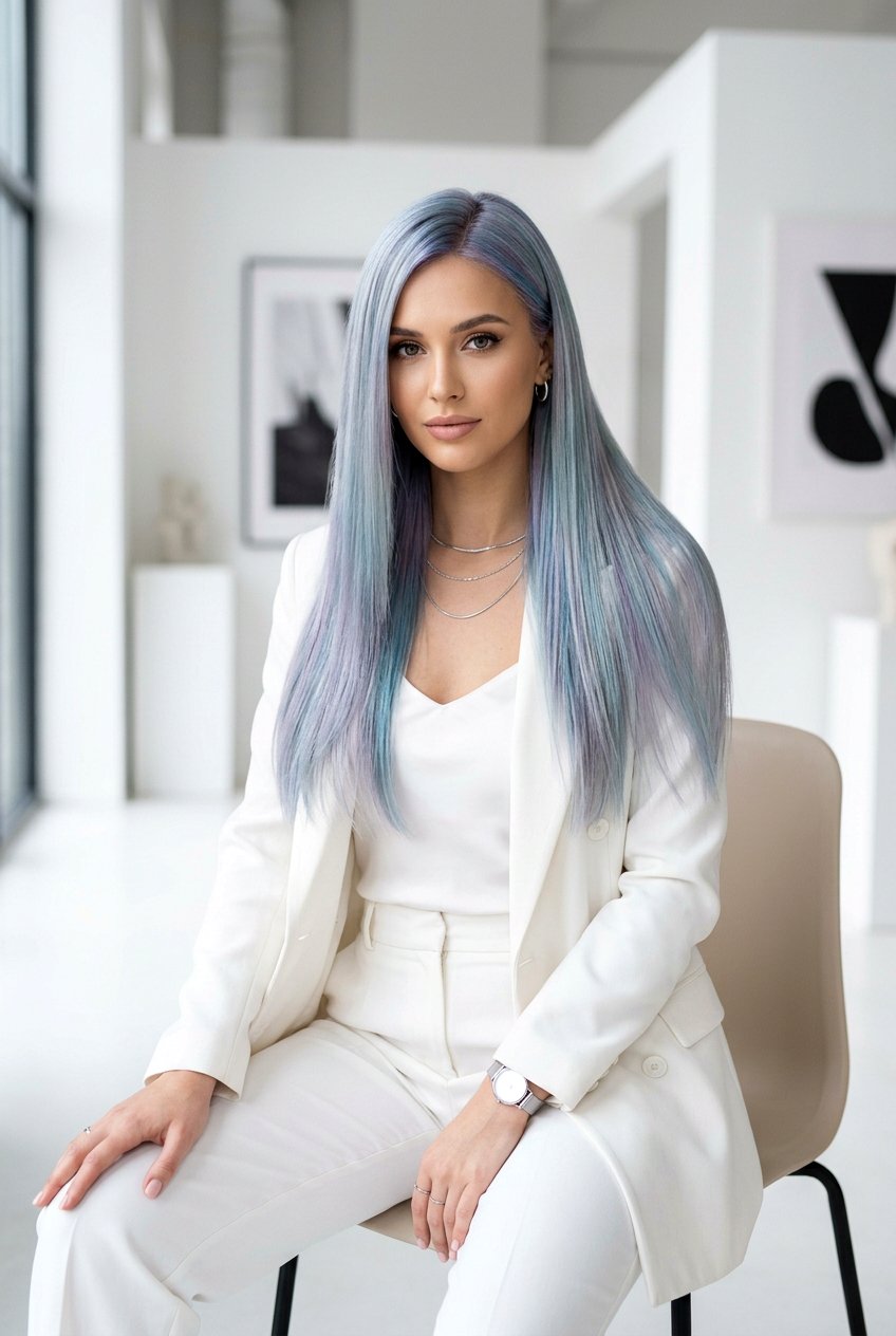 Cool Tone Galaxy Hair Color - 20 galaxy hair color ideas - 20 galaxy hair color ideas