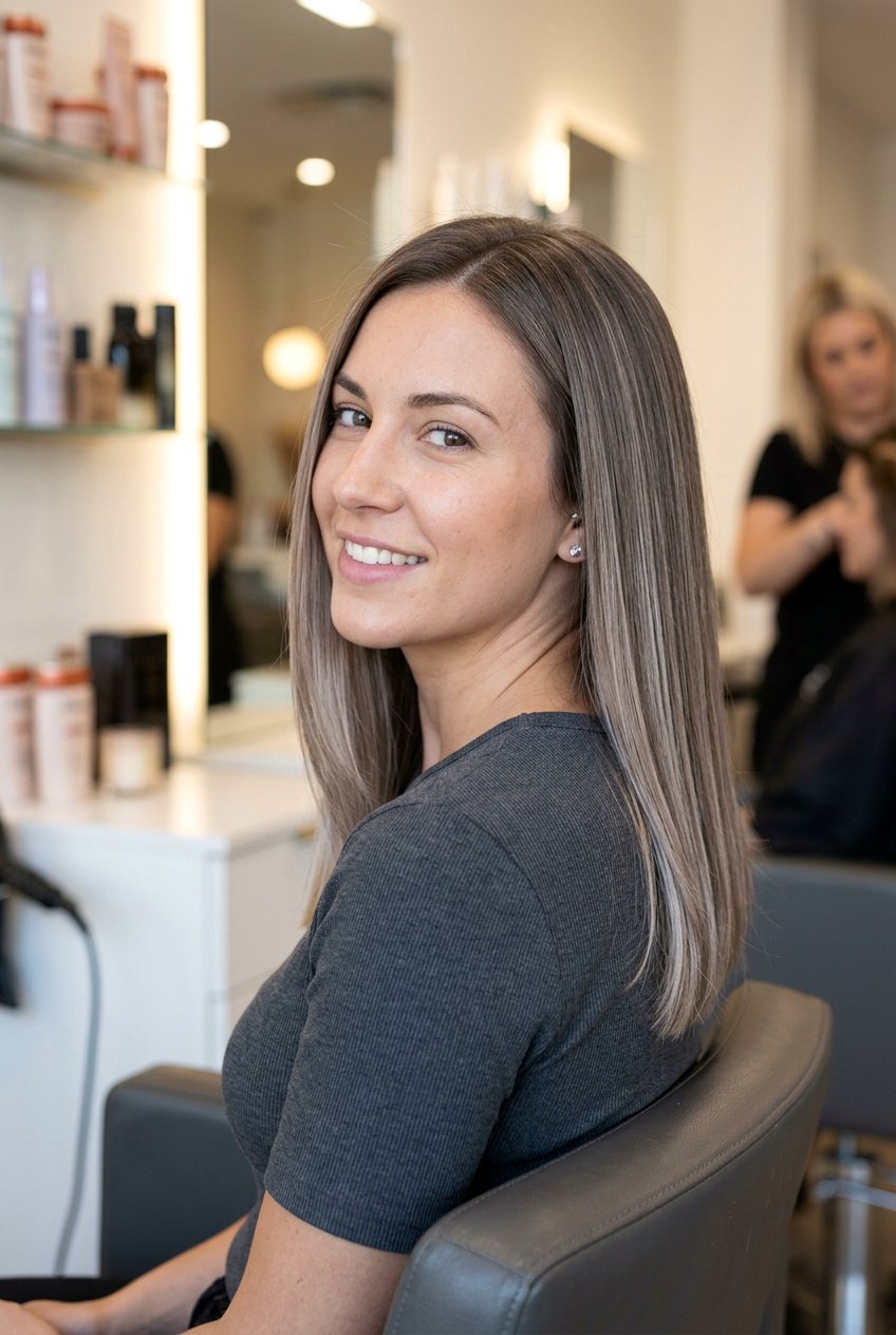 Cool Toned Balayage on Medium Brown Hair - 20 balayage for medium length hair - 20 balayage for medium length hair