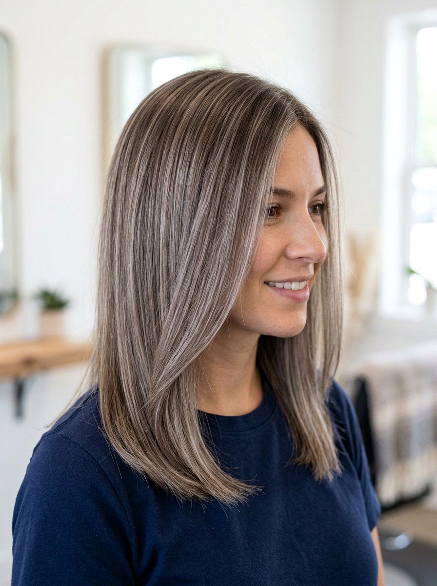 Cool Toned Brunette Babylights For Fine Hair - 20 dimensional babylights for fine hair - 20 dimensional babylights for fine hair