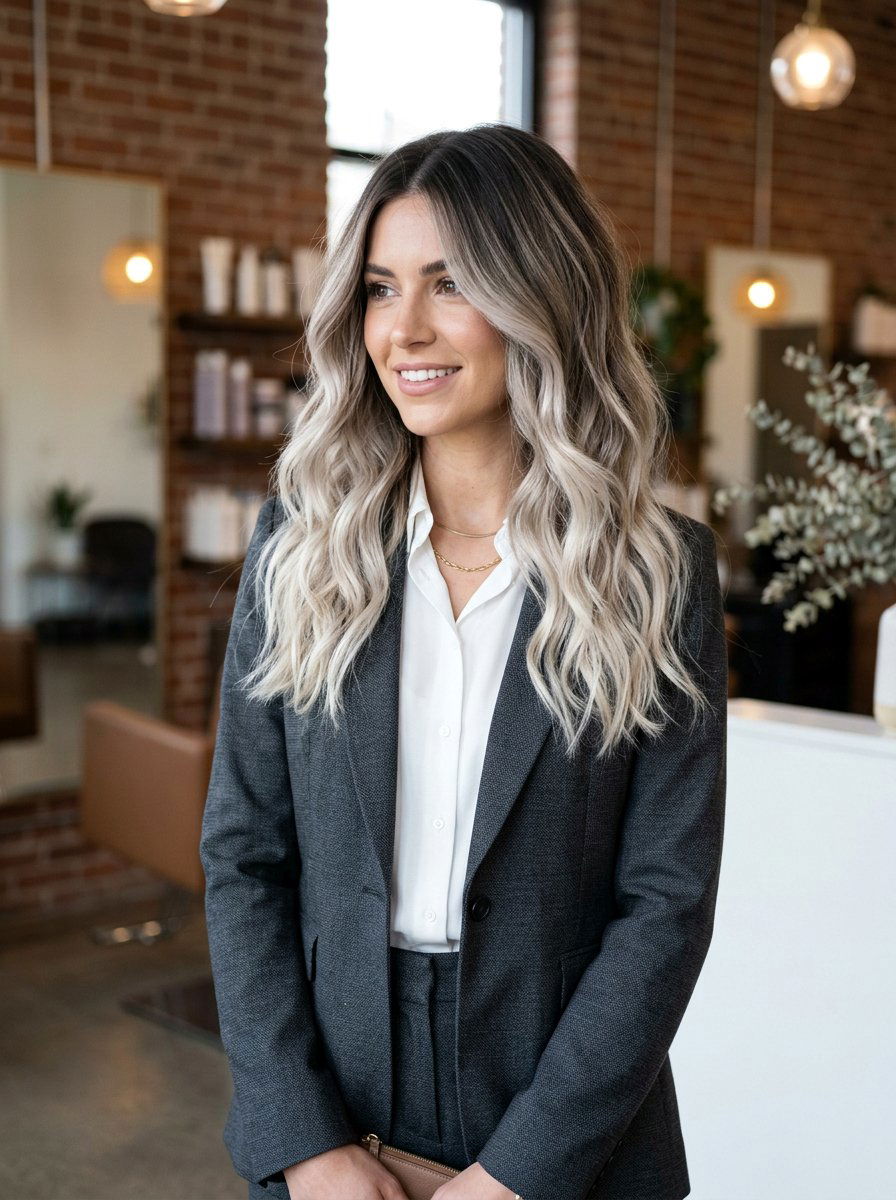 Cool Toned Root Smudge Balayage - 20 root smudge ideas for balayage - 20 root smudge ideas for balayage