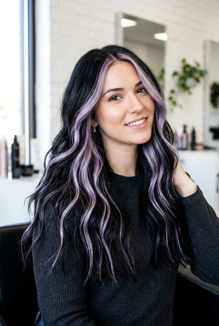 Cool blonde highlights on black hair - 20 blonde highlights on black hair - 20 blonde highlights on black hair