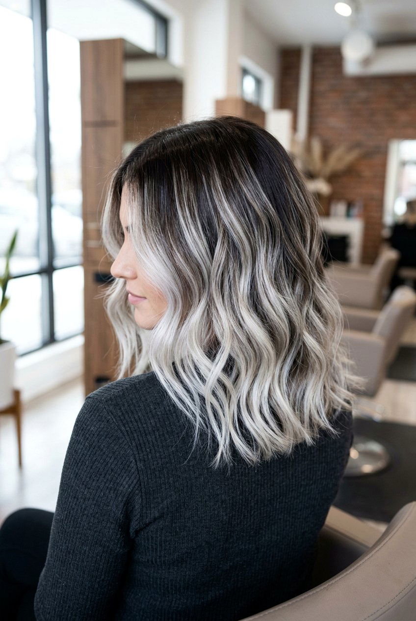 Cool toned blonde balayage on dark brown hair - 20 blonde balayage on brown hair - 20 blonde balayage on brown hair