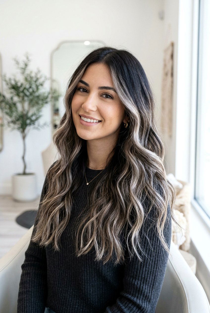 Cool toned brunette balayage - 20 brunette balayage hair - 20 brunette balayage hair