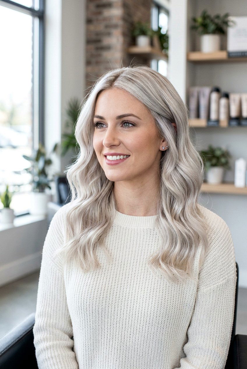 Cool toned icy blonde - 20 icy blonde hair color - 20 icy blonde hair color