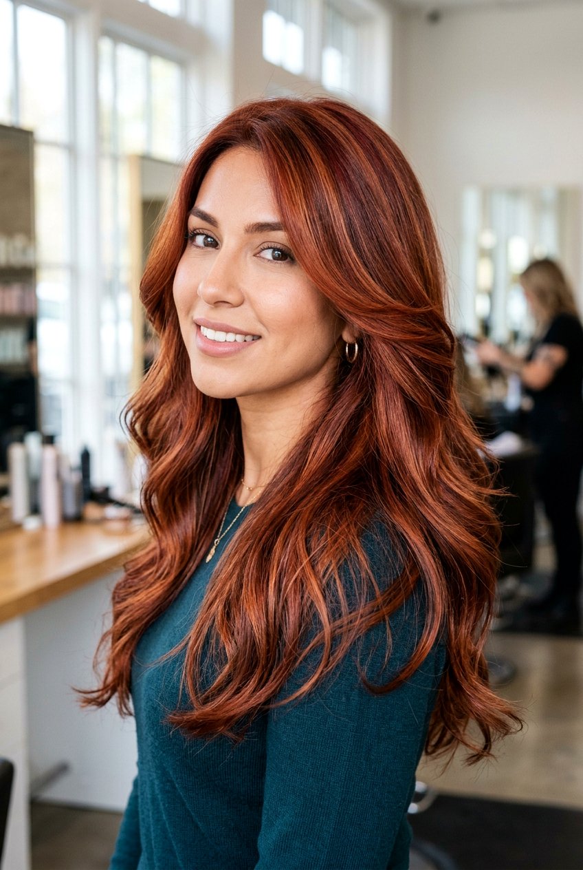 Copper Auburn Hair - 20 ginger hair color ideas - 20 ginger hair color ideas