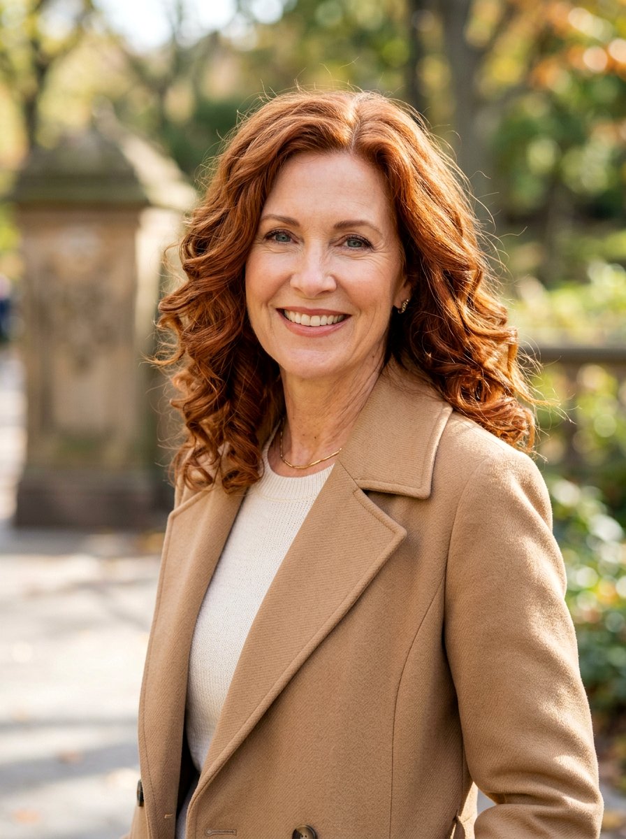 Copper Auburn Hair Color On Medium Length Hair - 20 copper refresh for mature women - 20 copper refresh for mature women