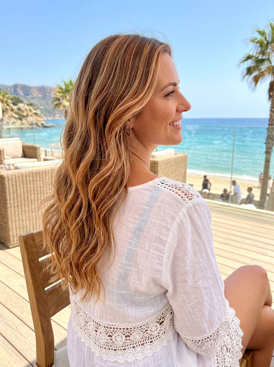 Copper Babylights On Balayage - 20 summer copper babylights - 20 summer copper babylights