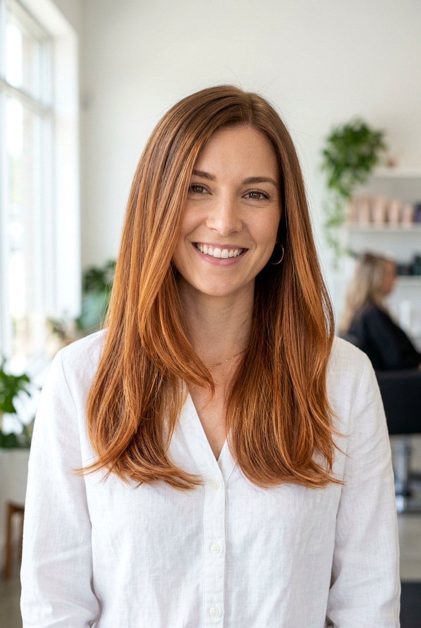 Copper Balayage on Light Brown Hair - 20 copper balayage on brown hair - 20 copper balayage on brown hair