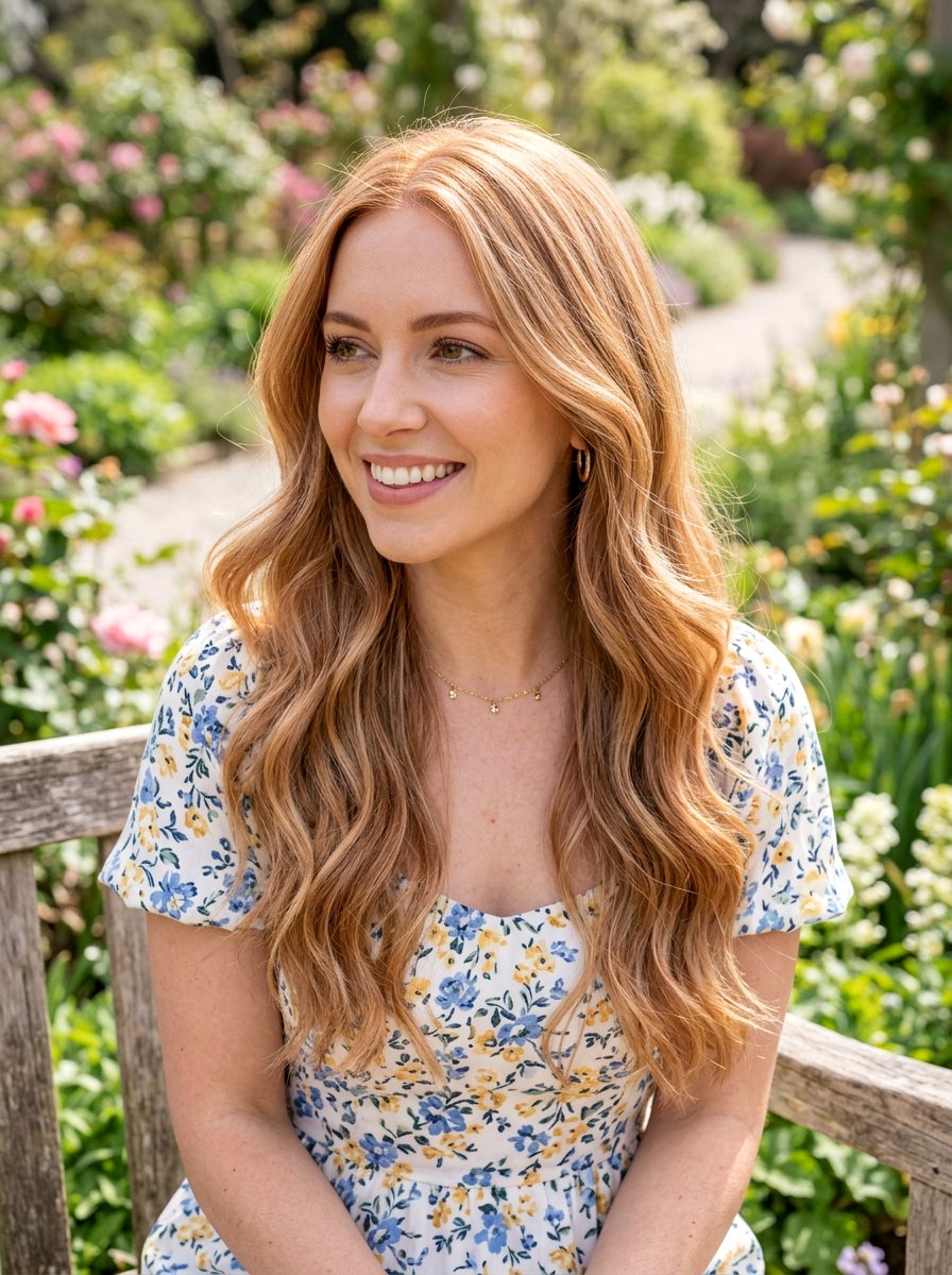 Copper Blonde Babylights - 20 spring copper blonde hair color - 20 spring copper blonde hair color