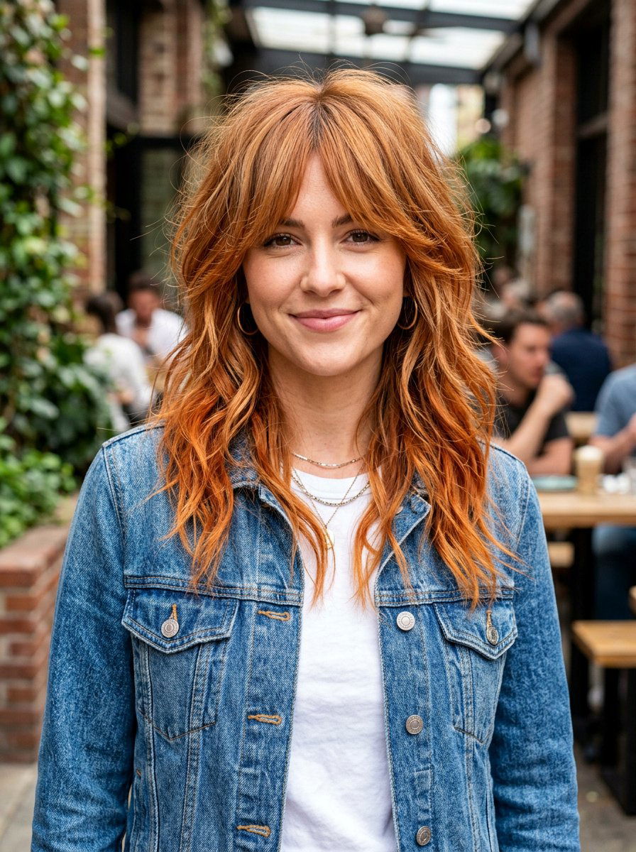 Copper Blonde Balayage Shag Haircut - 20 copper blonde balayage for spring - 20 copper blonde balayage for spring