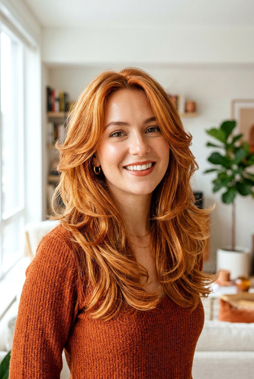 Copper Blonde Butterfly Haircut - 20 blonde butterfly haircut color ideas - 20 blonde butterfly haircut color ideas