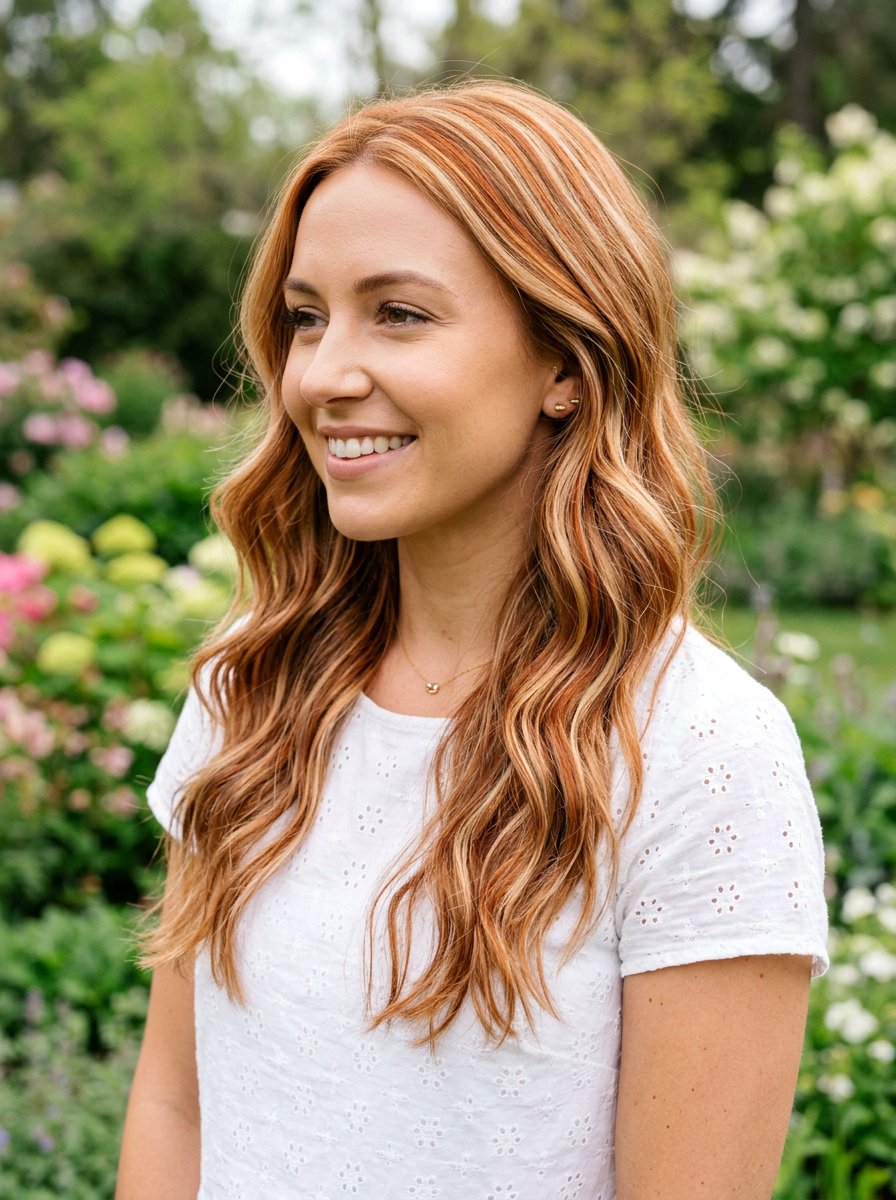 Copper Blonde Highlights - 20 spring copper blonde hair color - 20 spring copper blonde hair color