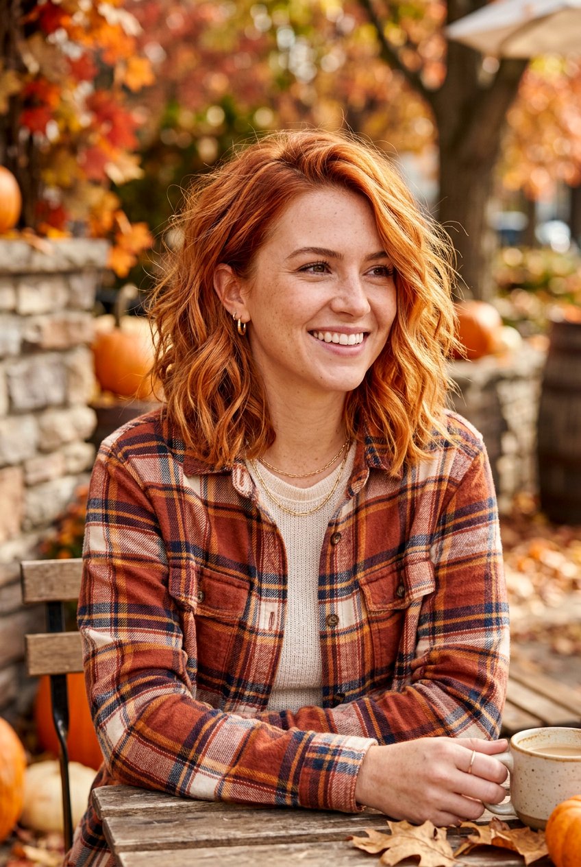 Copper Blonde Lob - 20 lob hair color ideas for blondes - 20 lob hair color ideas for blondes