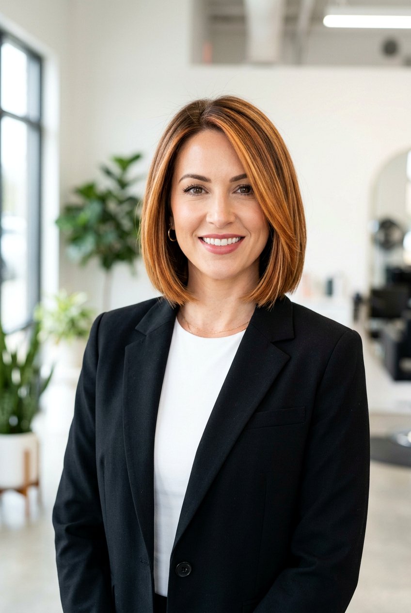 Copper Bronde Balayage Bob Haircut - 20 copper bronde balayage - 20 copper bronde balayage