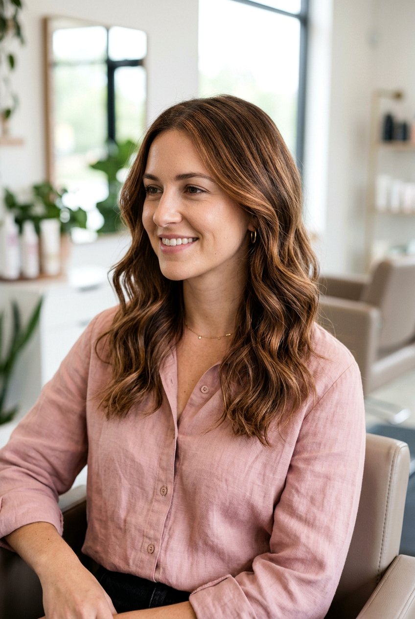 Copper Brown Babylights - 20 autumn copper brown hair color - 20 autumn copper brown hair color