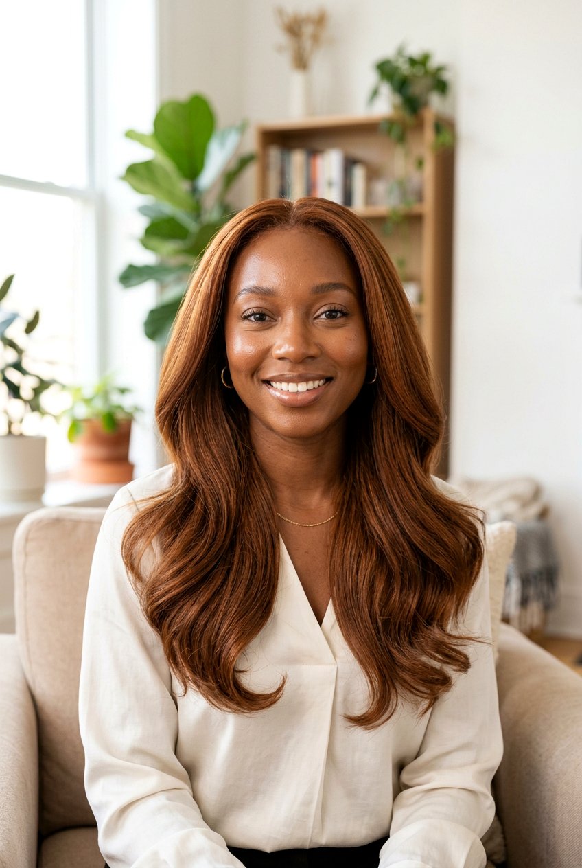 Copper Brown Blowout On Brown Skin - 20 copper hair color for brown skin - 20 copper hair color for brown skin