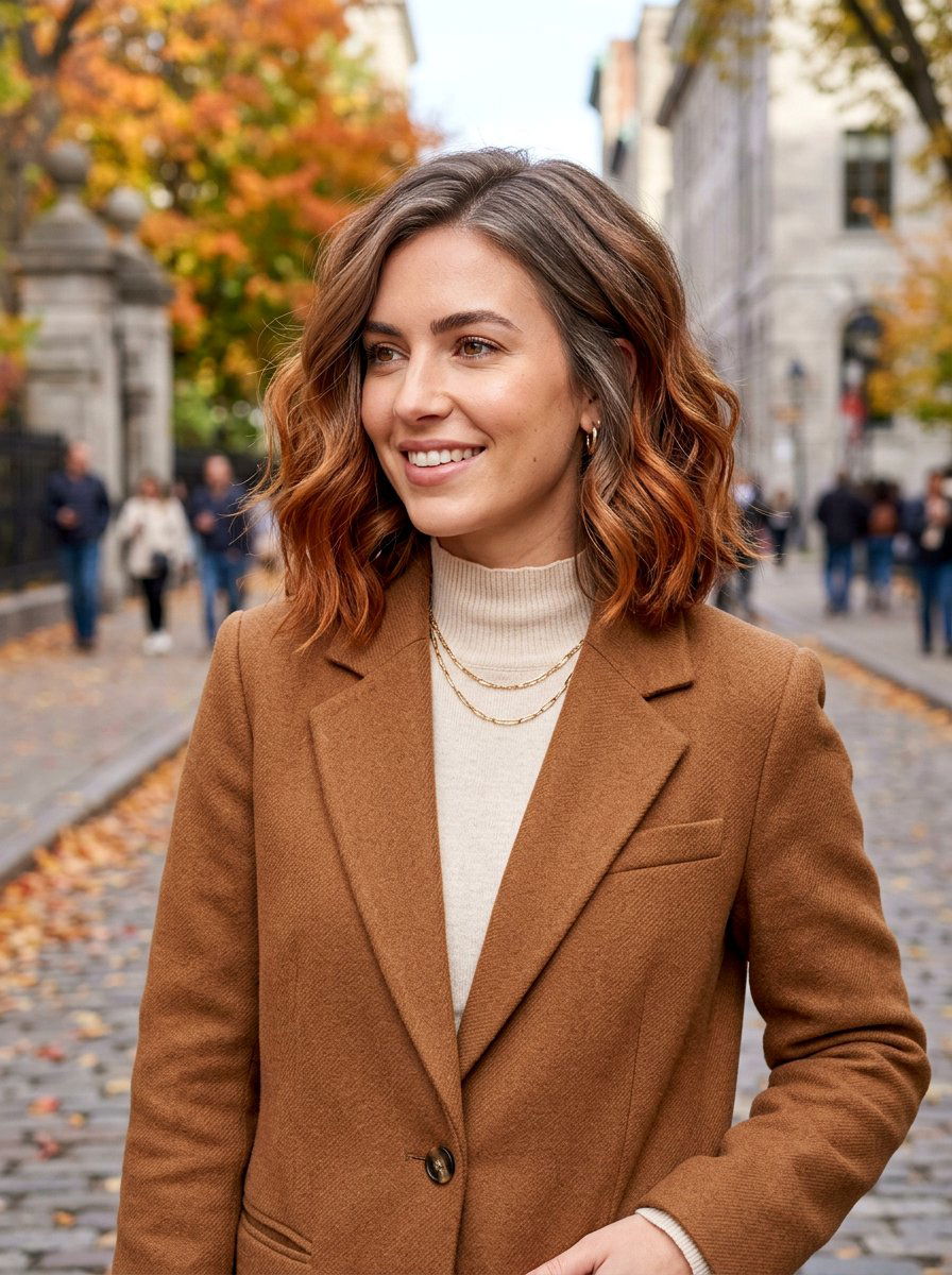 Copper Brown Mushroom Brown Hair - 20 copper brown hair color for fall - 20 copper brown hair color for fall