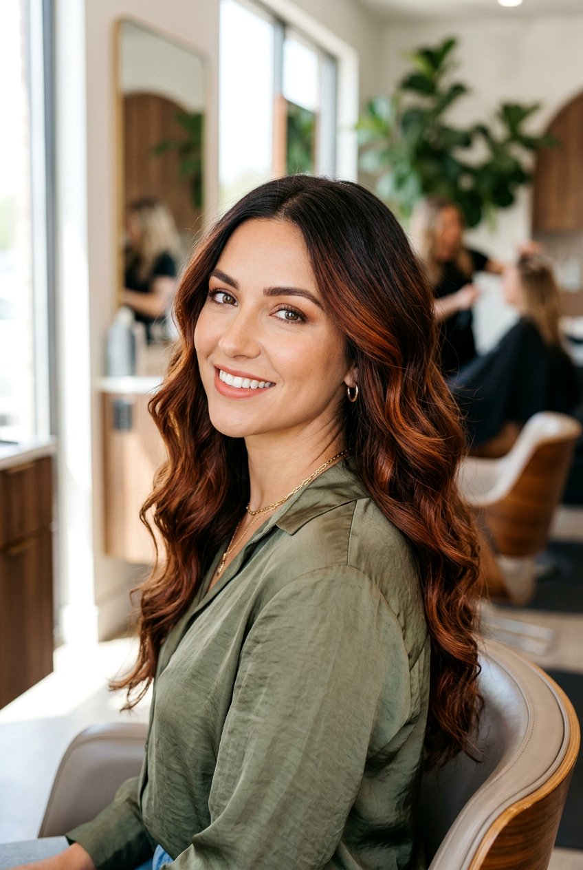 Copper Brunette Balayage - 20 glossy brunette balayage - 20 glossy brunette balayage