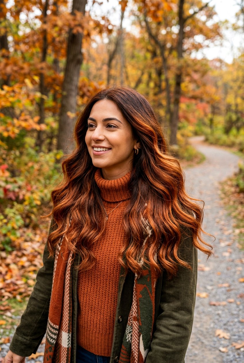 Copper Brunette Hair Color - 20 cool brunette hair color ideas - 20 cool brunette hair color ideas