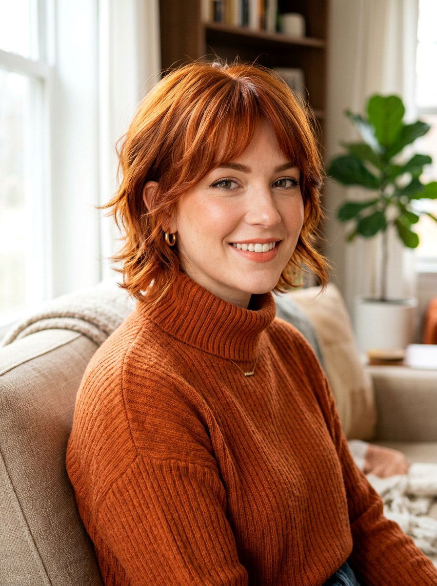 Copper Butterfly Haircut - 20 butterfly haircut hair color ideas - 20 butterfly haircut hair color ideas