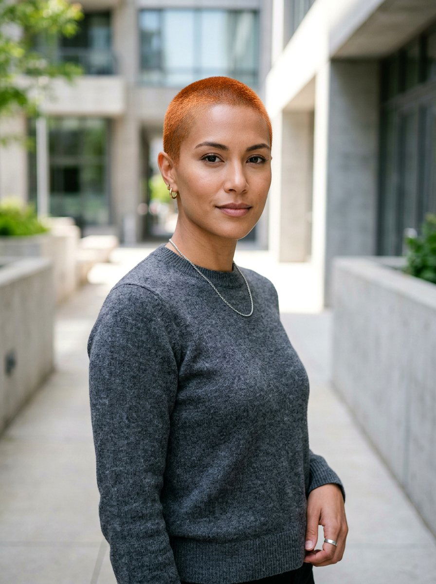 Copper Buzz Cut Women - 20 trendy copper hair color 2026 - 20 trendy copper hair color 2026