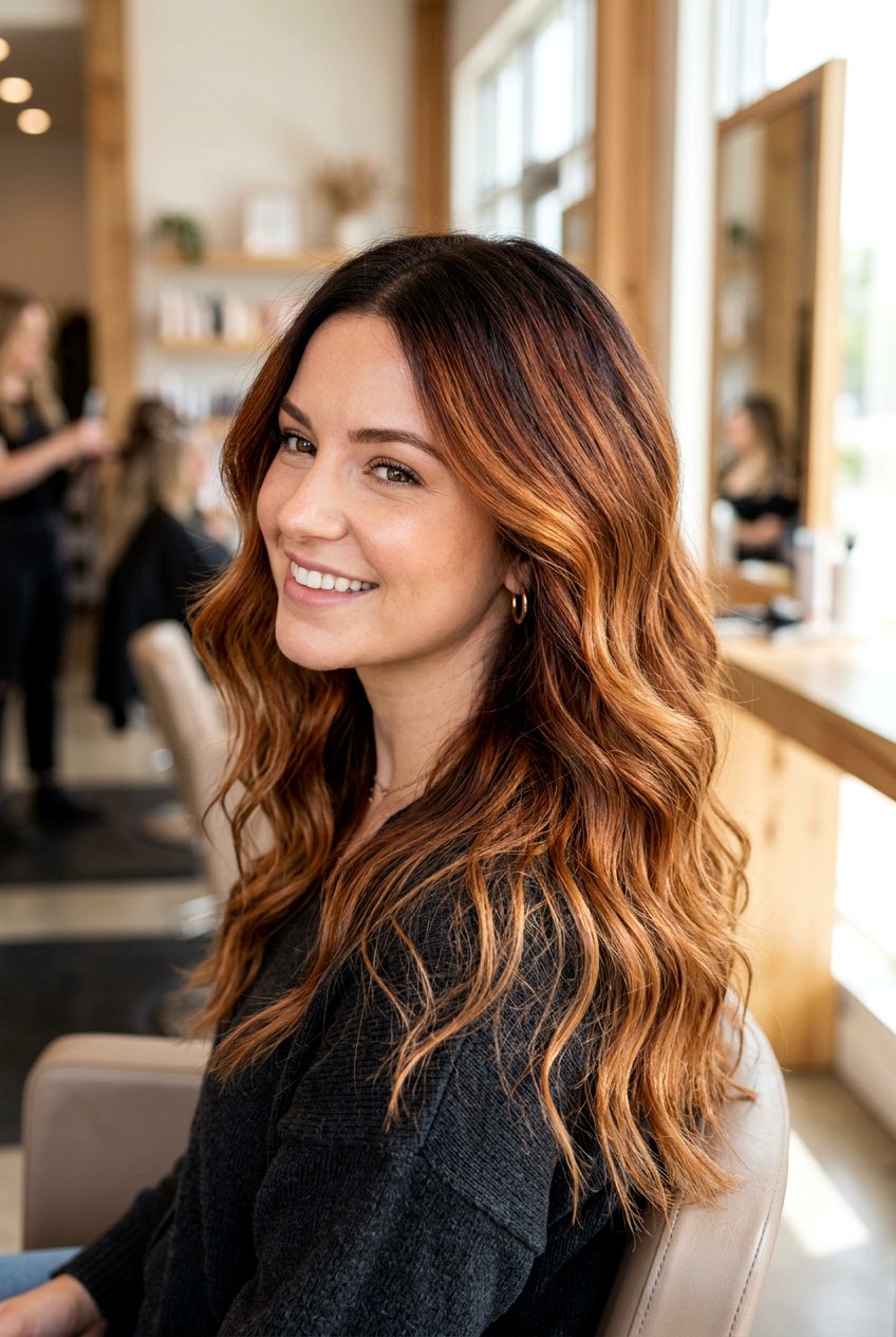 Copper Caramel Ombre For Warm Undertones - 20 caramel ombre hair - 20 caramel ombre hair