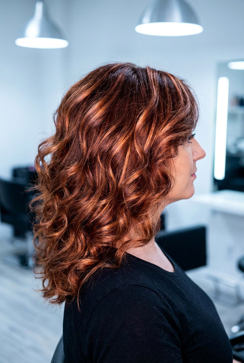 Copper Contour Highlights Hair - 20 contour highlights hair - 20 contour highlights hair