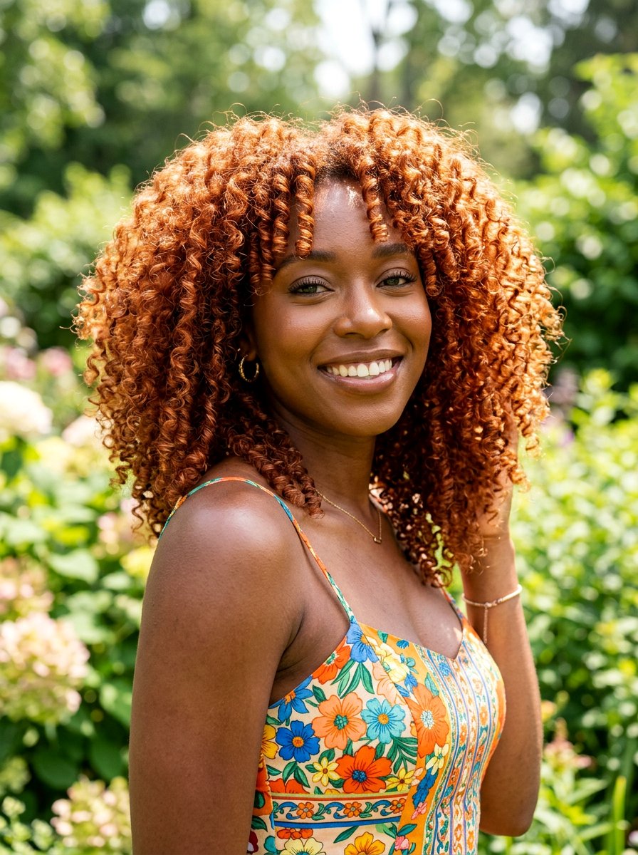 Copper Curly Hair - 20 trending copper hair ideas for women - 20 trending copper hair ideas for women