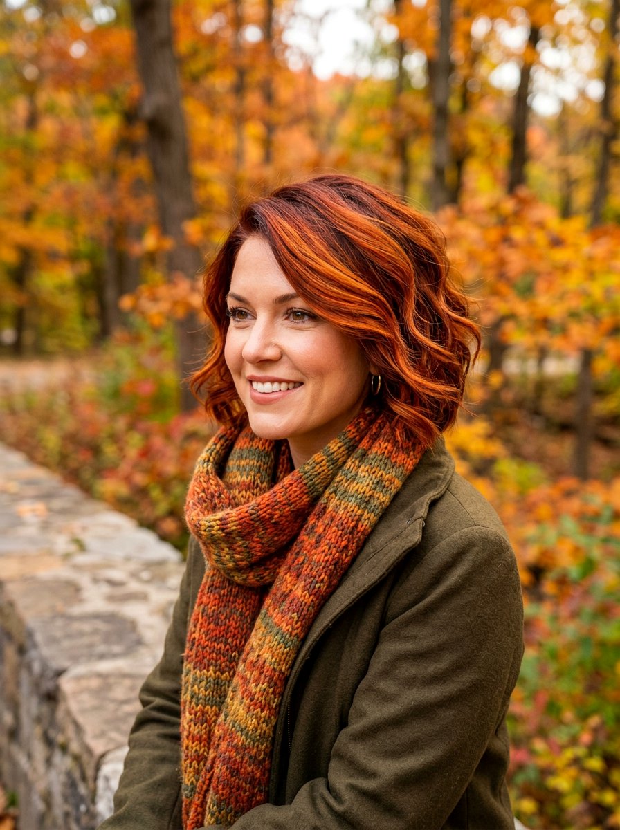 Copper Dimensional Bob - 20 dimensional bob hair color ideas - 20 dimensional bob hair color ideas